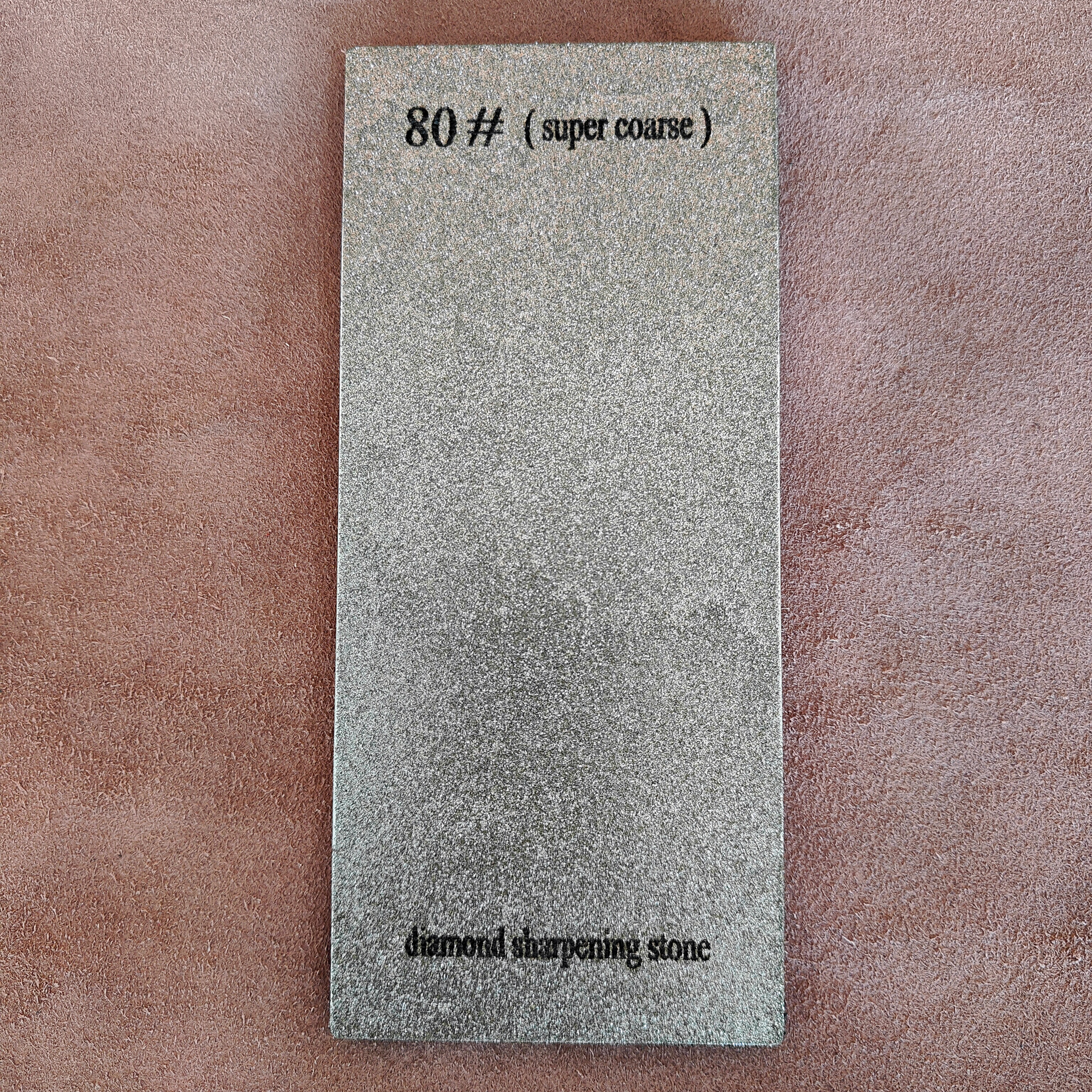 170 x 75 mm Diamant-Schleifstein Ruixin Pro Messerschärfer Schleifstein Ölstein mit rutschfester Basis: Rot