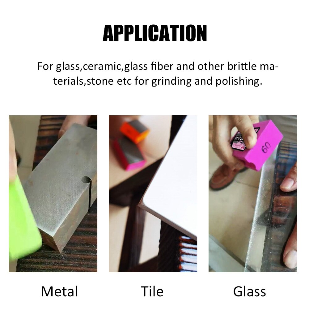 Yijing Diamant De Hand Polijsten Pads Hand Schuren Pads Voor Steen Glas Kunststeen Keuken Schoonmaken Schurende Te