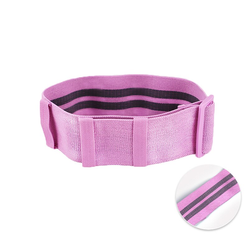 Cotton Tension Belt Latex Anti-skid Can Adjustable Yoga Hip Ring Squat Resistance Belt Warping Buttocks Pulling: Large  purple