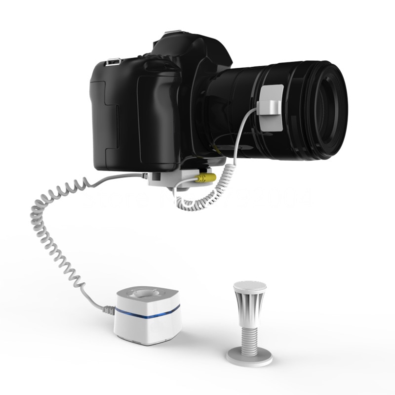 Retail merchandising security solution for camera, Anti theft Display Security Holder for Camera in Home Appliance Store