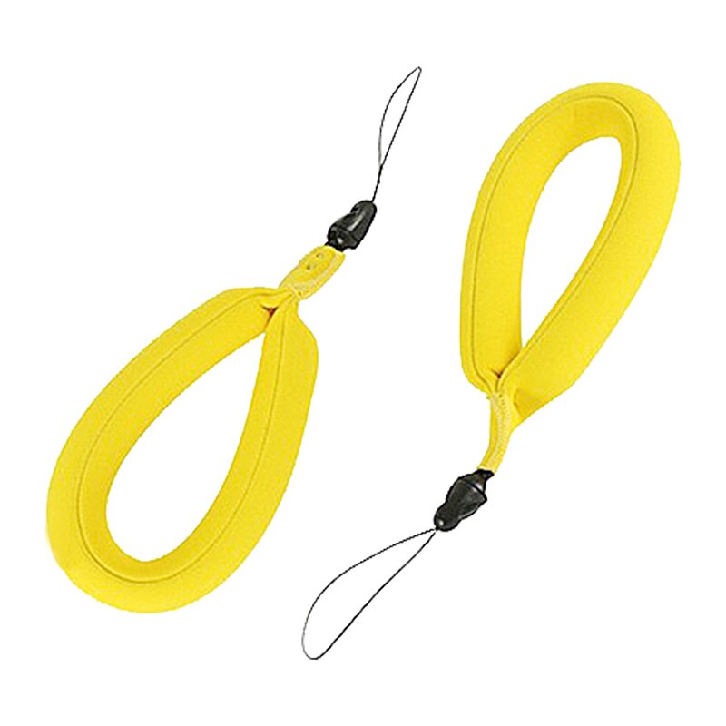 Amarelo à prova dyellow água flutuante pulseira digital câmera flutuabilidade pulseira flutuabilidade pulseira de pulso universal para câmeras do telefone móvel