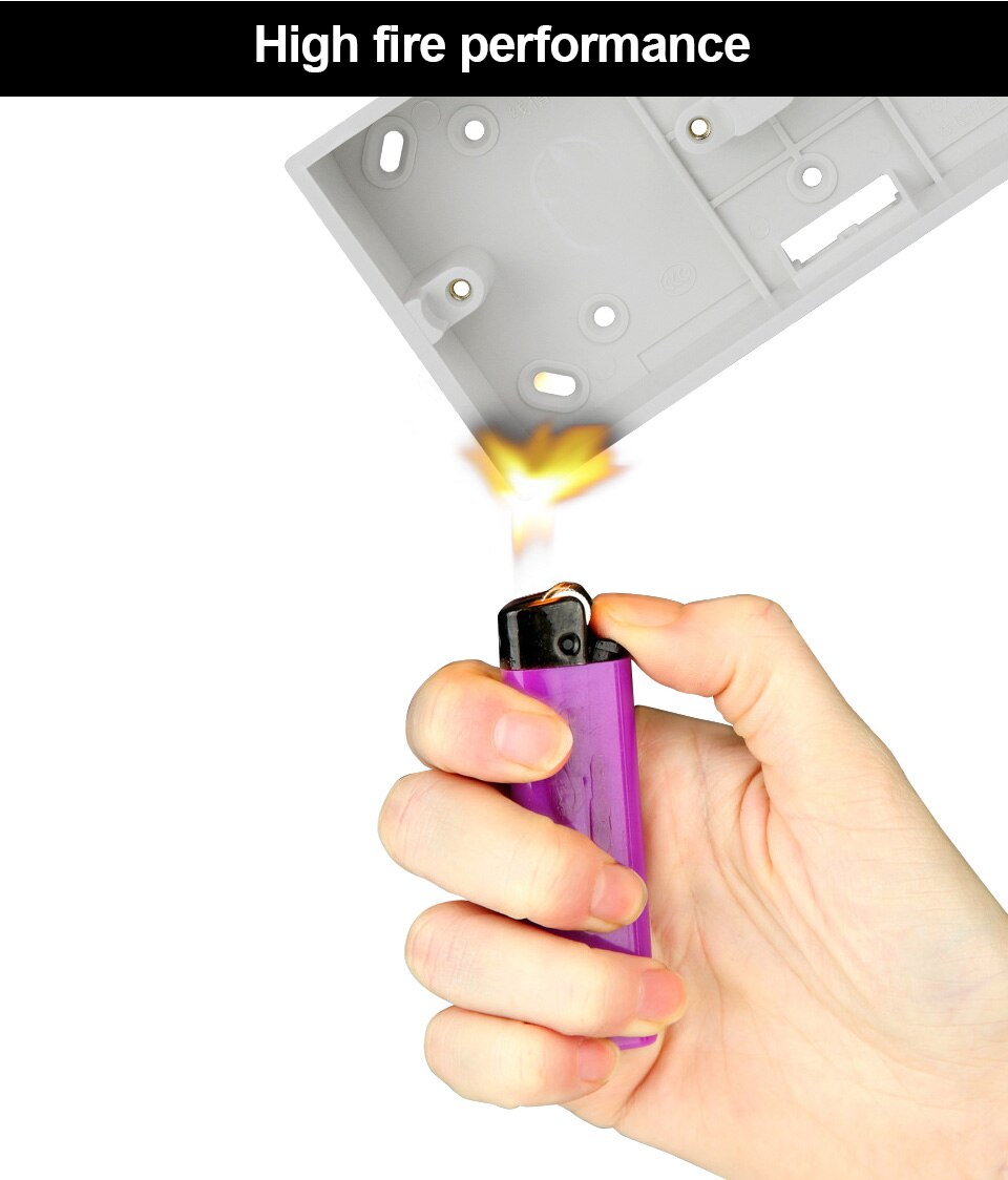 External Atlectric PVC Inflaming Retarding 86 Type General Purpose Ming Box Connection Open Boxes Switch BoxS witch socket Box