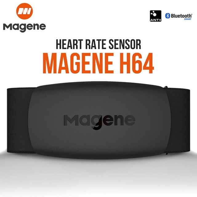 Magene H64 pulsometr pas piersiowy Bluetooth 4.0 Mrówka sprzęt robić ćwiczeń kompatybilny pas robić Garmin Bryton opaska sportowa: 1 szt H64
