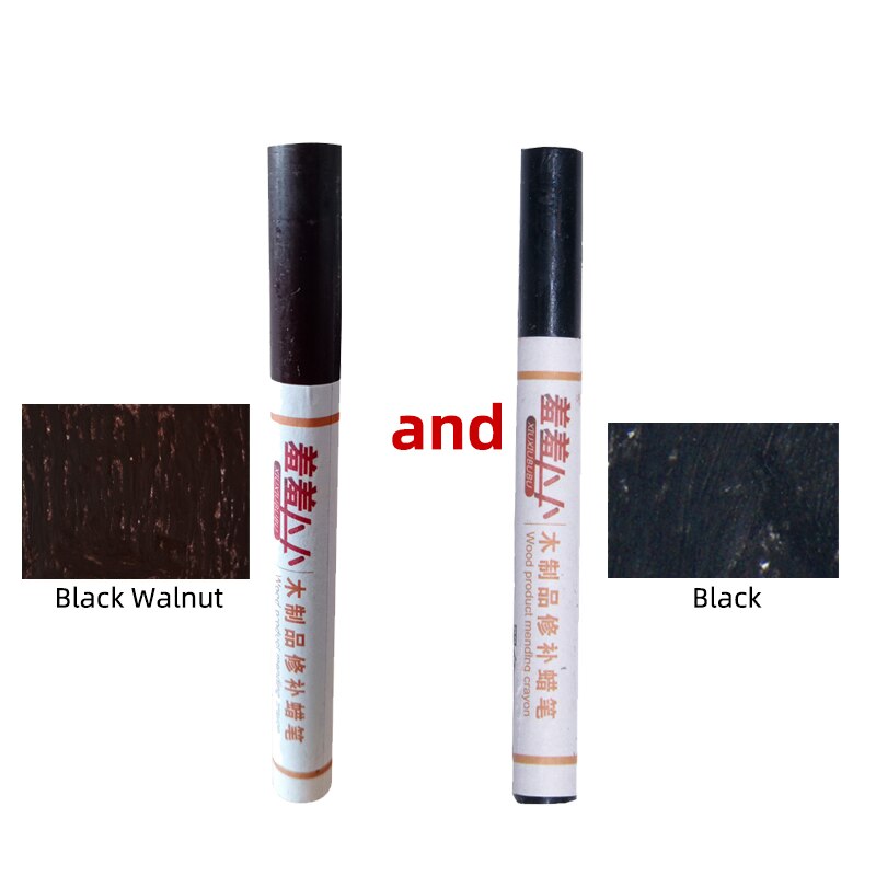 2 pcs set wooden repair crayon floor nail eye hole scratch Crack repair composite repair material: Lilac