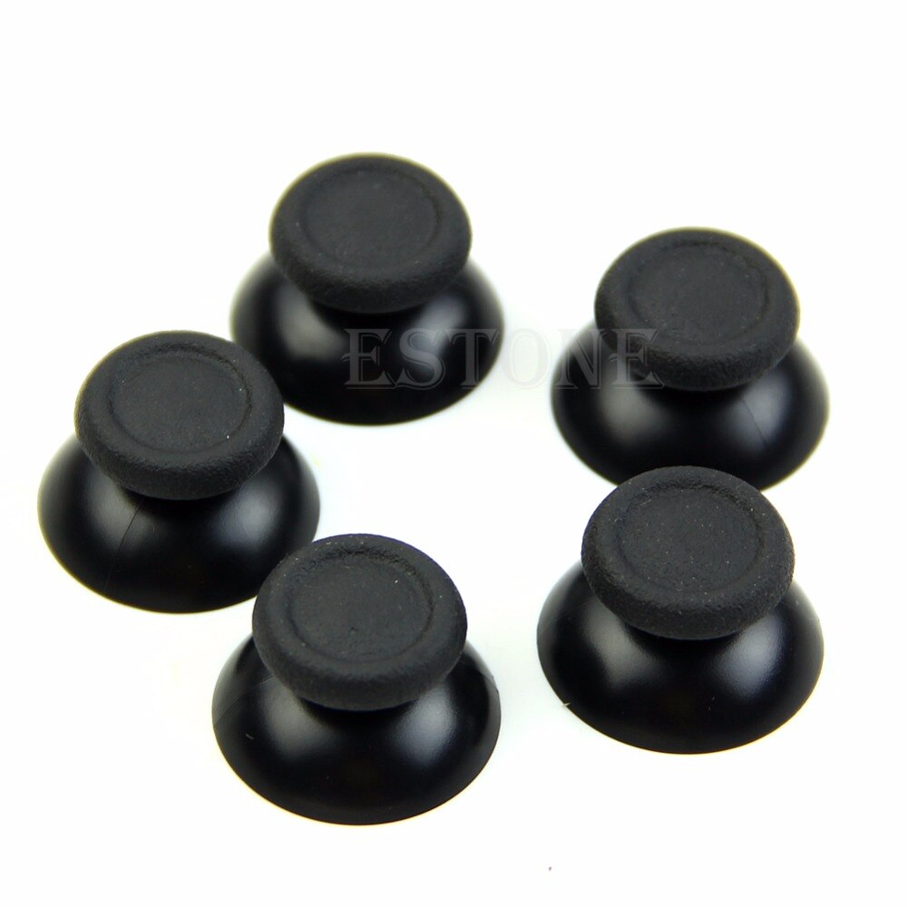 10 pcs Black Replacement Controller Analog Thumbsticks Thumb Stick for Sony PS4
