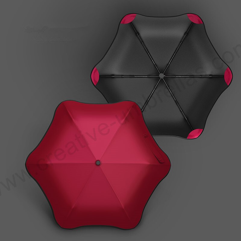 Parapluie pliant en alliage d'aviation manuel, anti-tonnerre en fibre de verre à fleurs de prunier, revêtement noir, 5 fois parasol anti uv