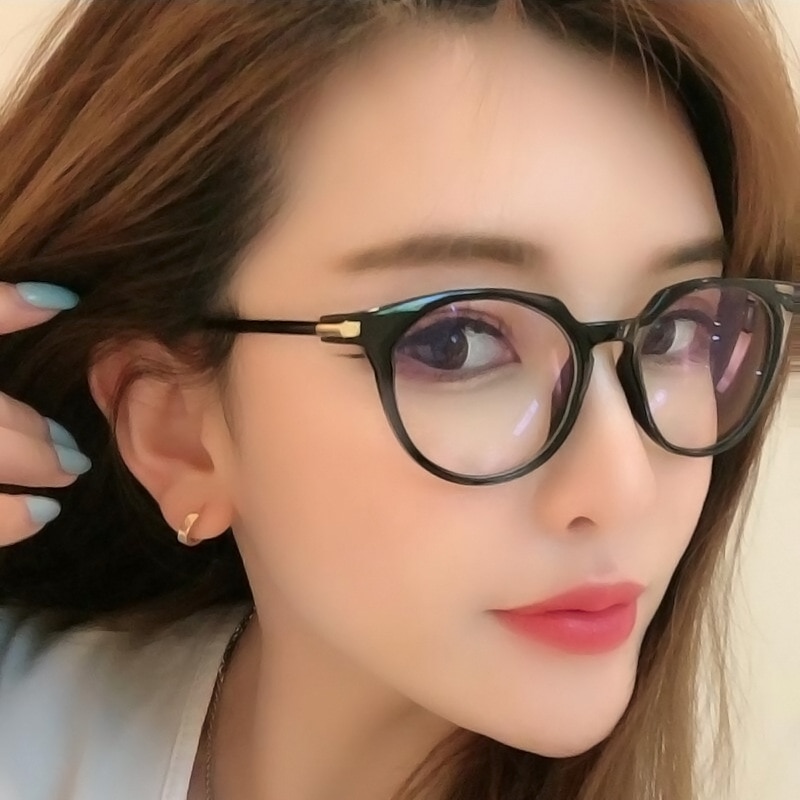 Lunette Frame Computer Glasses Office Women Anti Blue Light Eyewear Vintage Gafas Gaming Eyeglasses Optical Eye Glasses JH15992