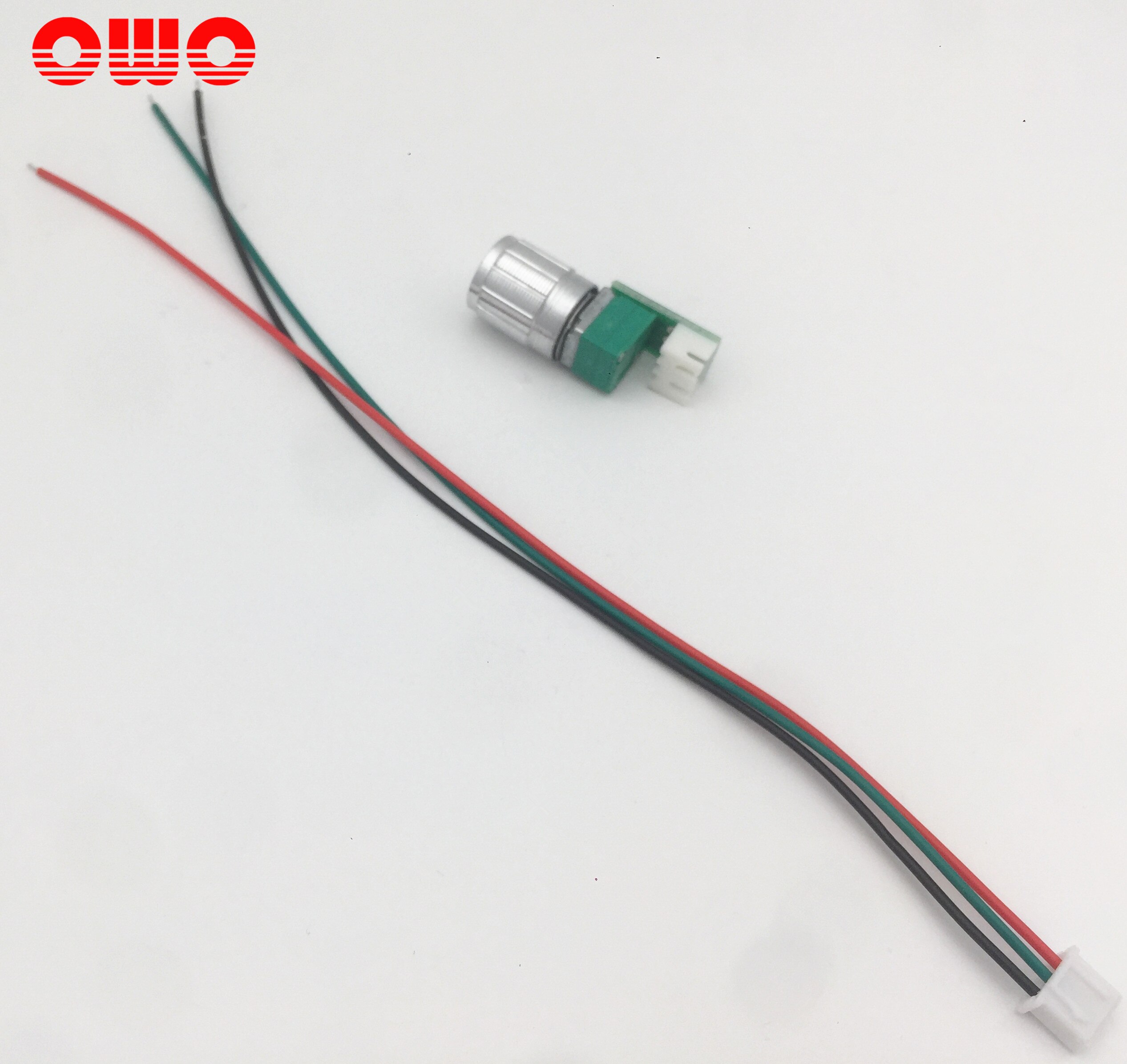 RV097 20K volume potentiometer 6pin adjustable potentiometer with aluminum knob cap ,connector,wires cables