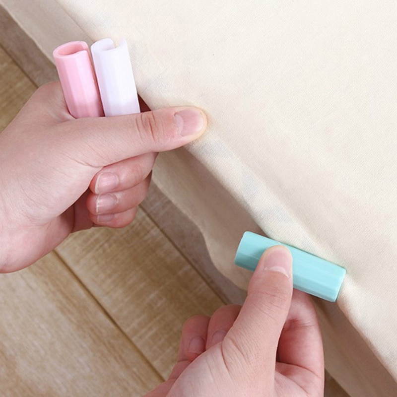 12pcs/set Home Living Blankets Bed Sheet Clip Mattress Fasteners Set Fixing Slip-Resistant Clamp Quilt Bed Cover Grippers Holder