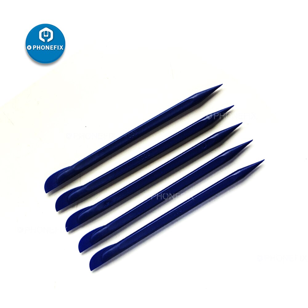 Dobbelt-formål 4 farver antistatisk plast spudgeråbner nylon pry åbningsværktøjssæt til iphone huawei ipad tabletter pc reparation: Mørkeblå