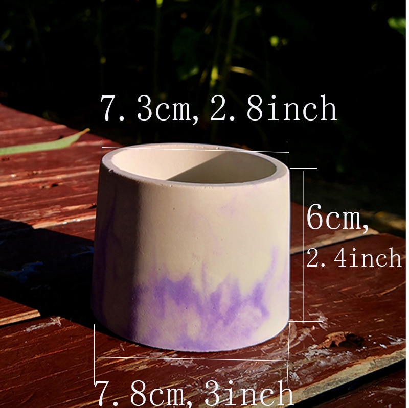 Bricolage béton pour Pot de fleur rond, DIY, pour jardinière en ciment