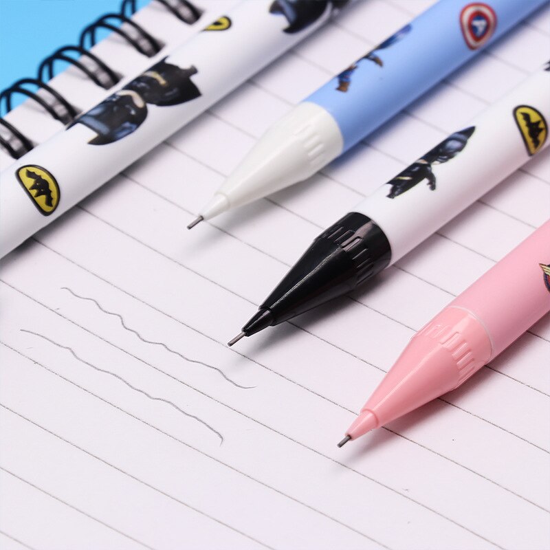 40 pcs/lot Hero Series Mechanical Pencil Cute Student Automatic Pen For Kid School Office Supply Promotional