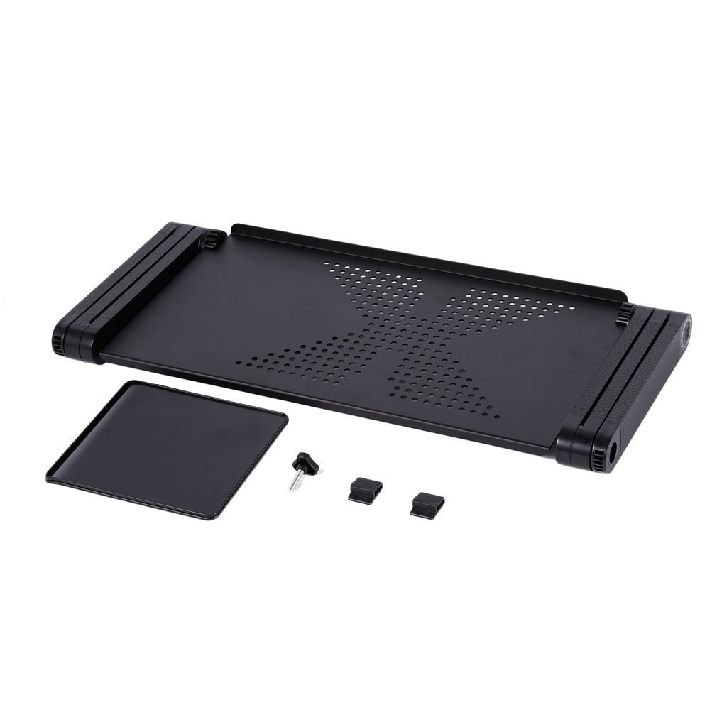 Multifuncional aleación de aluminio compacto plegable fácil de llevar tienda ajustable Laptop Stand mesa de escritorio