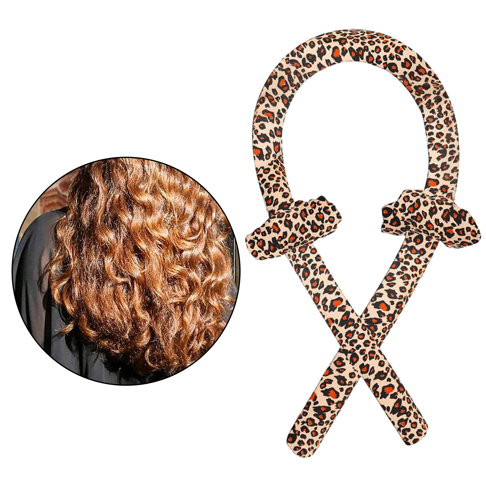 Sleeping Heatless Curling Rod Headband Wave Silk Hair Rollers Hair Styling