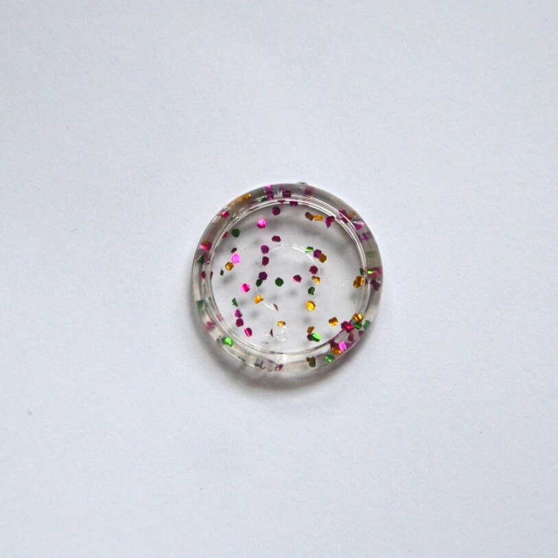 100pcs 24mm Flash Point Binding Disc Plastic Round Binding Ring Discs Button Binder Accessories Buckle Mushroom Hole Book: 1