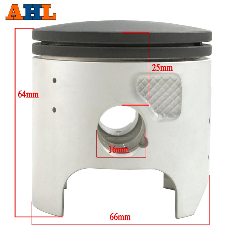 Ahl Boring Std + 25 + 50 + 100 66Mm 66.25Mm 66.5Mm 67Mm Zuiger &amp; piston Ring Kit Voor Kawasaki KDX200 Kdx 200 1989-2006