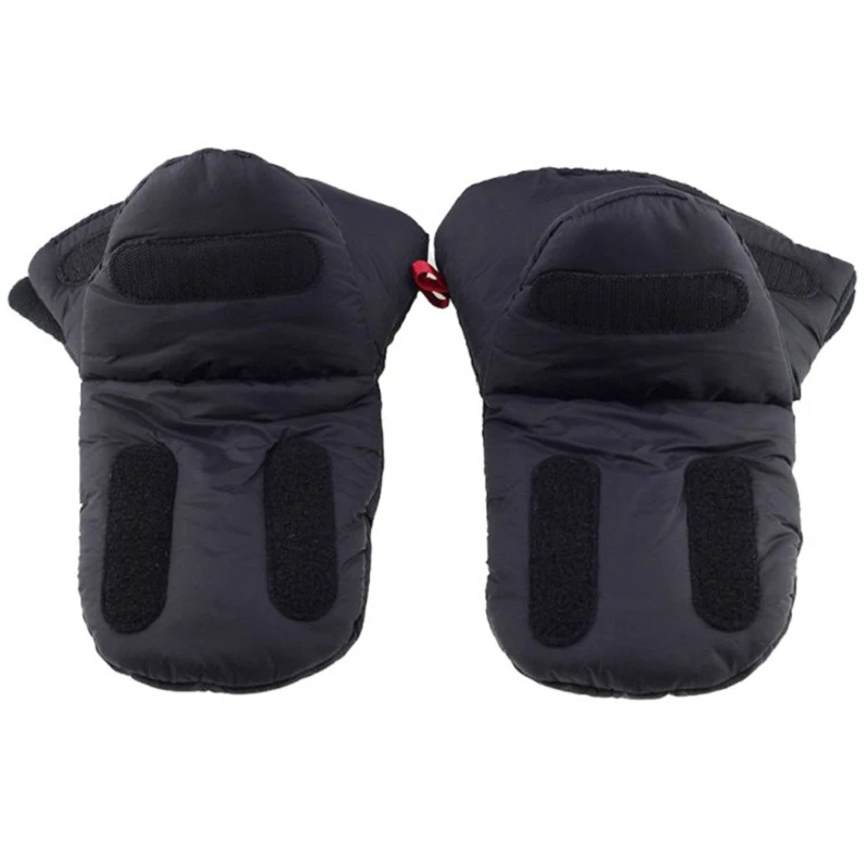 Carrozzina invernale Manicotto per carrozzina Passeggino Pelliccia calda Copri mano in pile Buggy Frizione Carrello Muff Guanto Passeggino Accessori