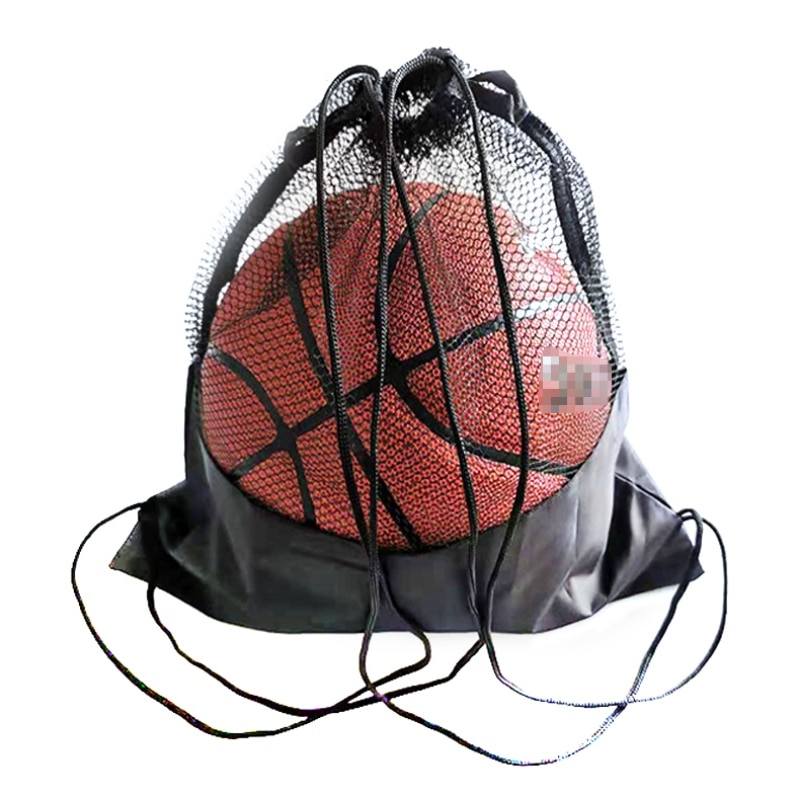 Sporttas met trekkoord Basketbalrugzak - Zwart