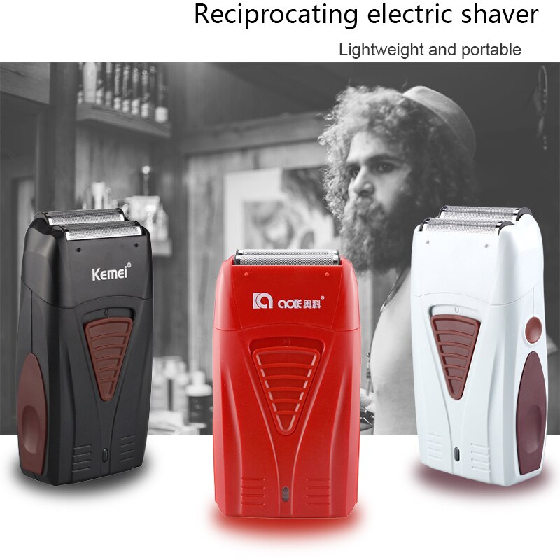 Baber Double-edged 4D Reciprocating Shaver Multifunctional Powerful USB Rechargeable Trimmer Men's Styling Tool