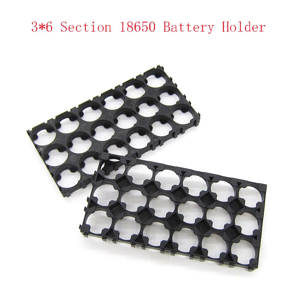 10 Pcs 3*6 Cell 18650 Batteries Spacer Radiating Shell Plastic Heat Holder Bracket