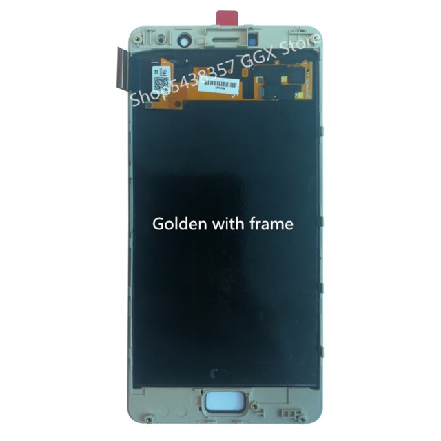 Lenovo Vibe P2 P2c72 P2a42 écran LCD écran tactile. Cadre 5.5 "pour vibe Lenovo P2 P2c72 P2a42 écran tactile Original: Gold with frame