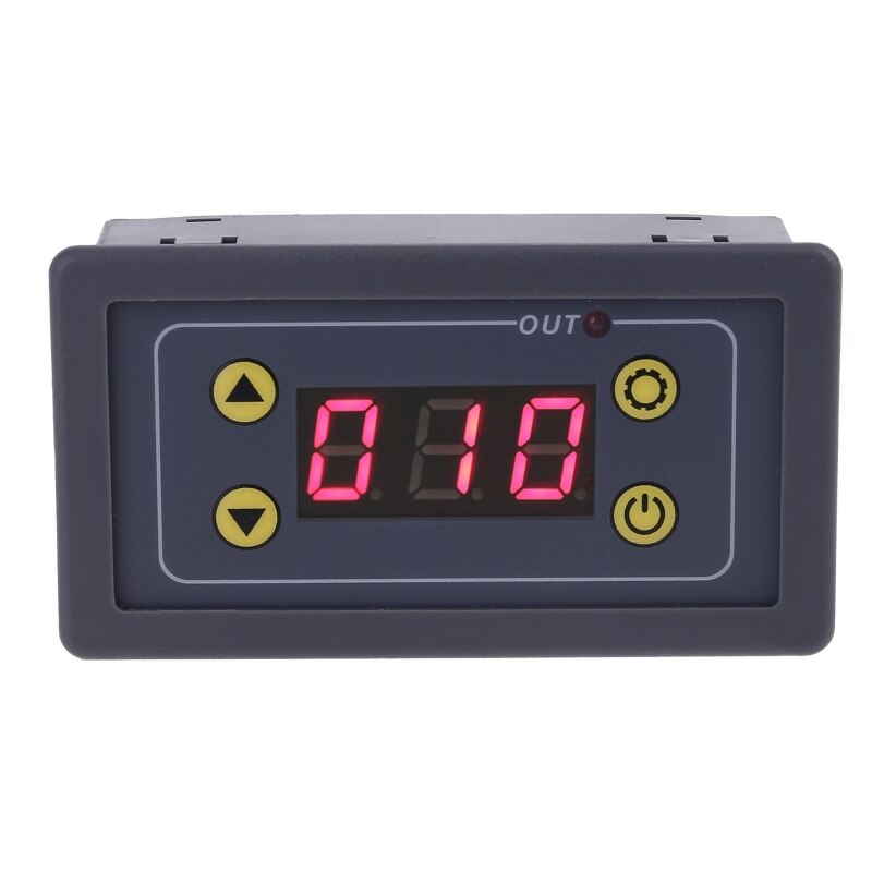 DC 5V 12V 24V AC 110V 220V Digital Time Delay Relay Cycle Timer Control Switch Adjustable Timing Relay Time: 12