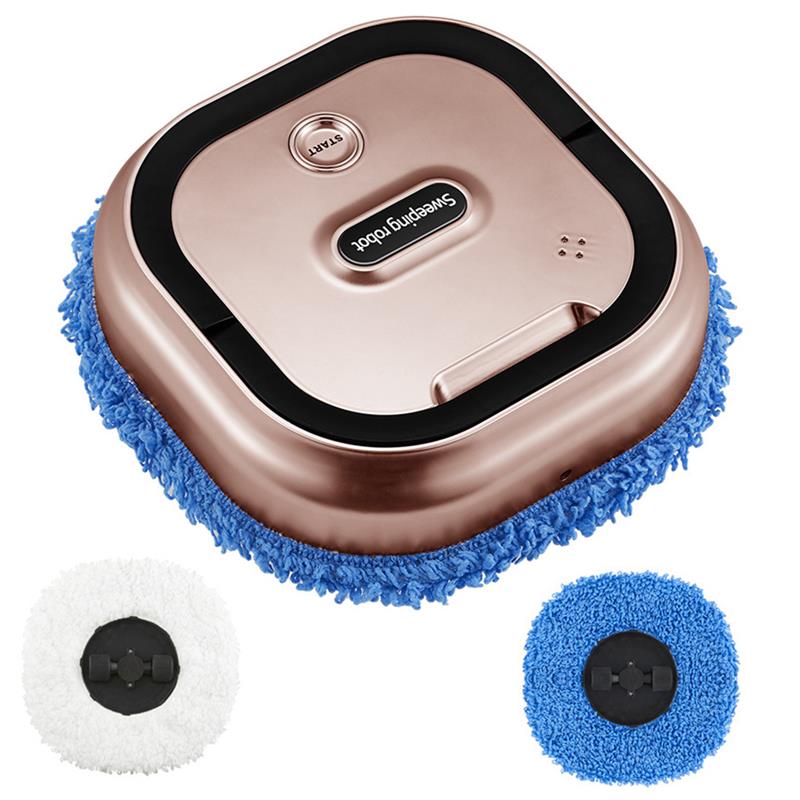 Smart Vegen Robot Auto Vacuüm Haar Dust Remover Droog Nat Veegmachine Vloer Wassen Tool: YELLOW