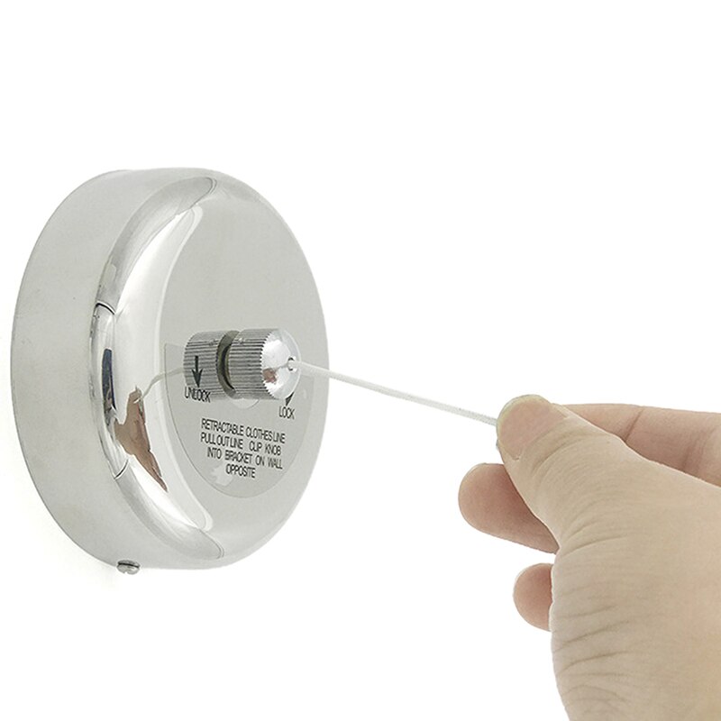 Folding Clothes Horse Extendable Drying Rack Clothes Rope Wall mount 304 Stainless Steel Clothesline