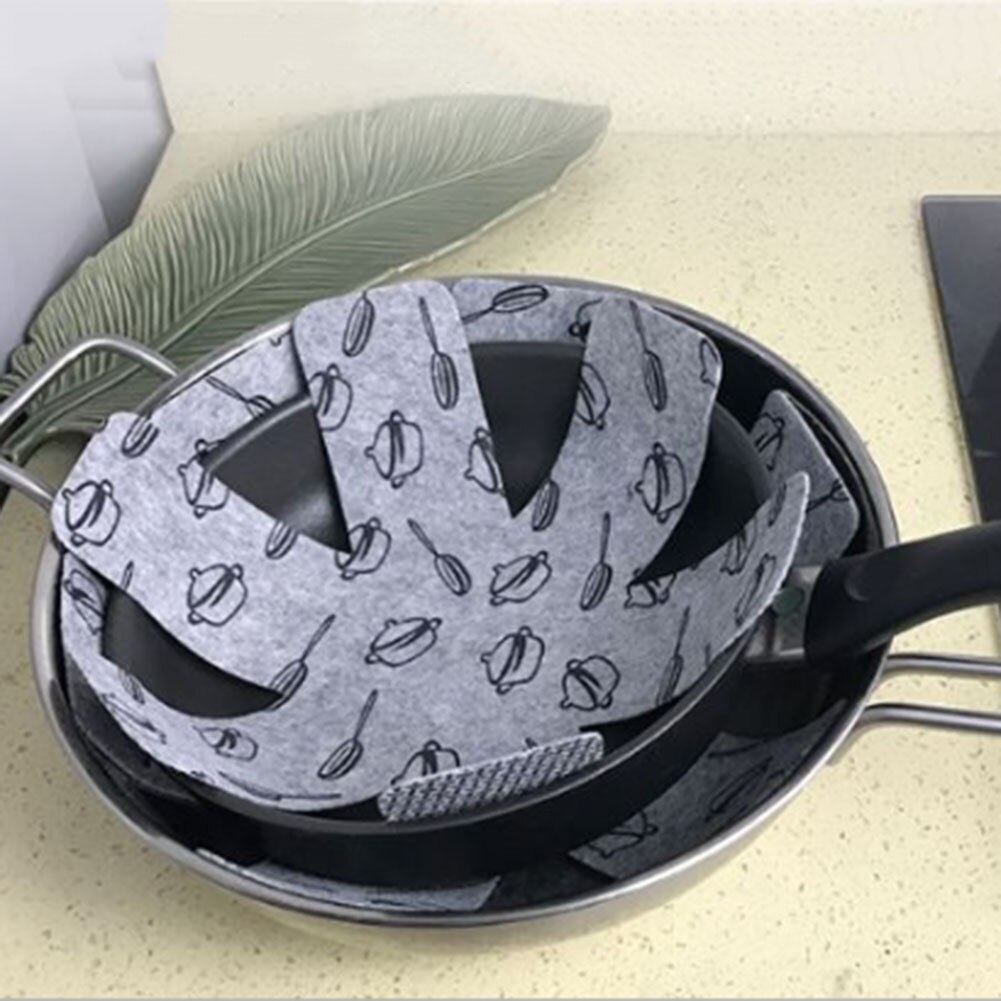 Séparateur de marmite et de casserole, protège les Surfaces, protège les ustensiles de cuisine en feutre, protège la chaleur, protège les coussinets, outil de cuisine