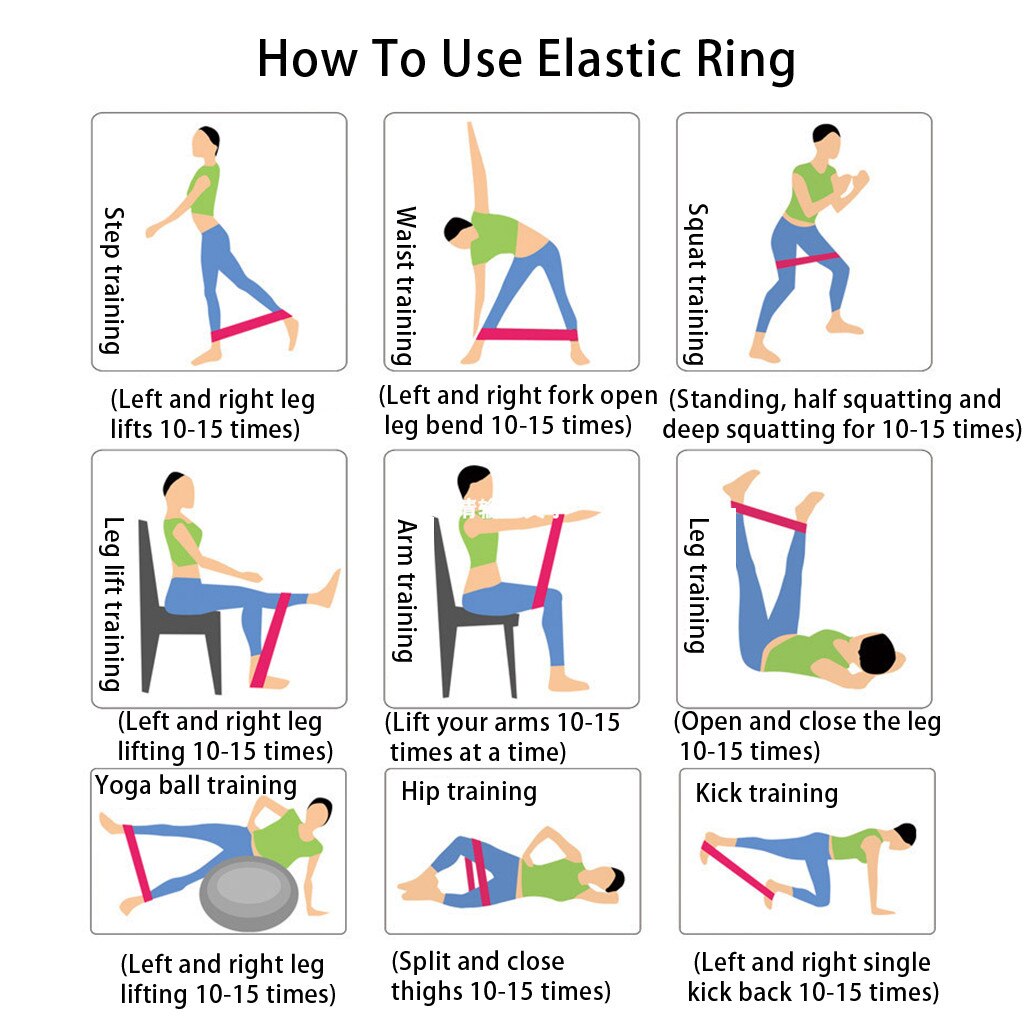 Fitness Train Resistance Bands Gym Pilates Elastic Rubber Pull Up Power Latex Expander Hanging Yoga Loop Band Gym Equipment #z