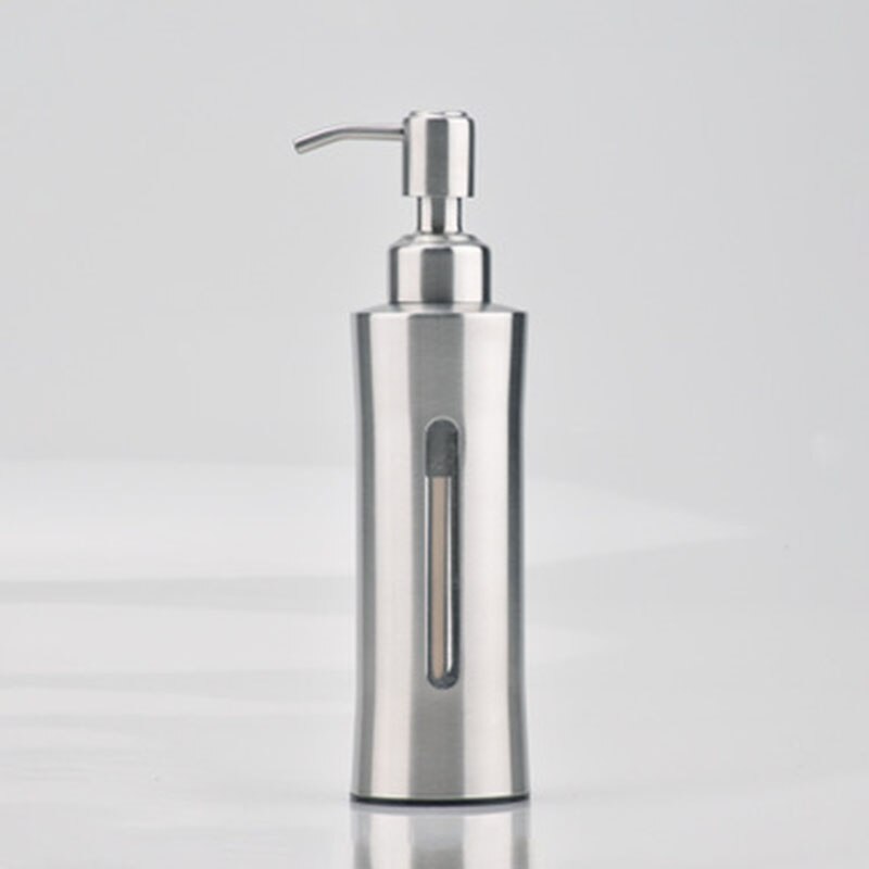 Handzeepdispenser , 7oz / 200 ml roestvrijstalen zeepdispensers, navulbare keukenzeepdispenser voor etherische olie