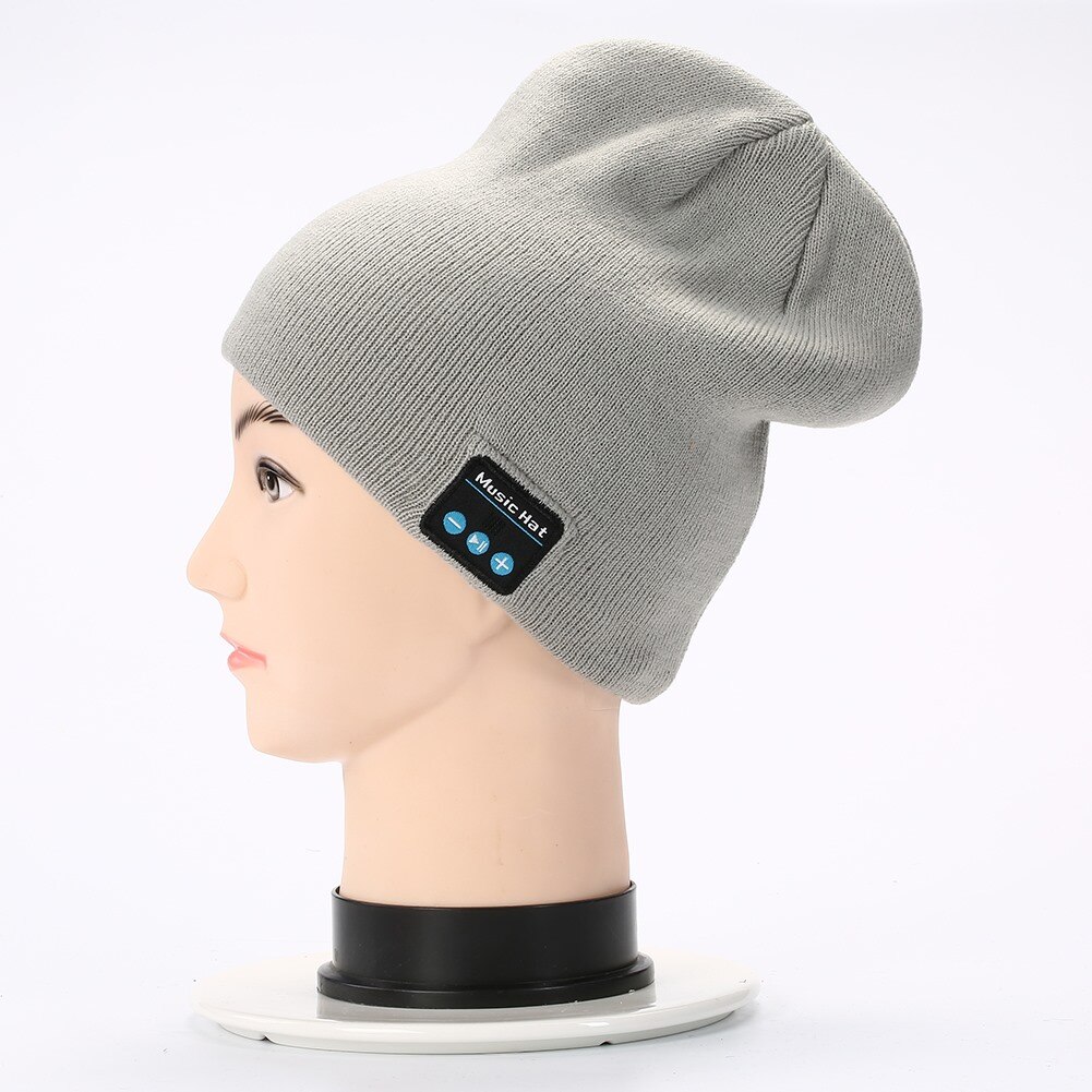 Sports Smart Cap Bluetooth Headset wireless Colorful Music Warm Winter Knitted Hats Stereo handsfree headphone for smartphone