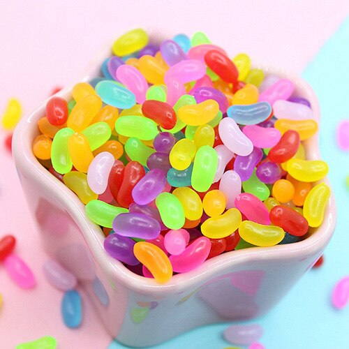 50Pcs Slime Levert Speelgoed Kleurrijke Zachte Candy Charms Accessoires Sprinkles Filler Voor Pluizige Wolk Slime Boetseerklei Voor Kids: S Multi-color