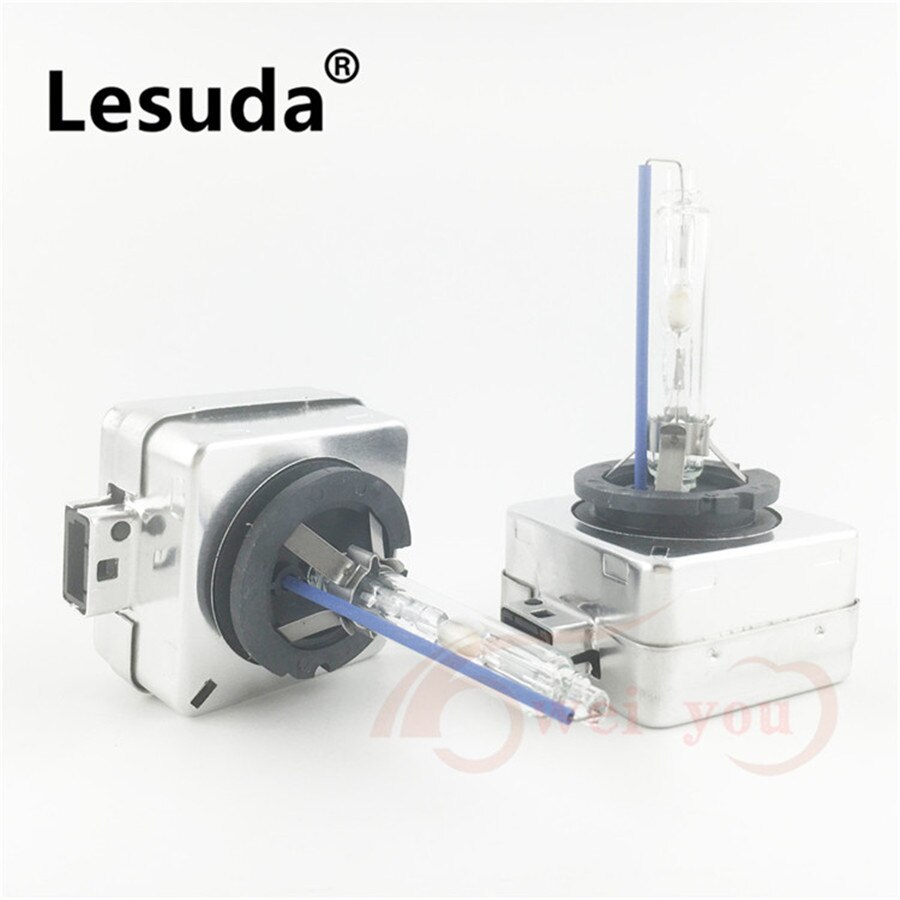 2 stuks  d3s hid-xenonlampen met metalen houder, vervangende lamp, autokoplamp, bronverlichting 4300k 6000k 8000k