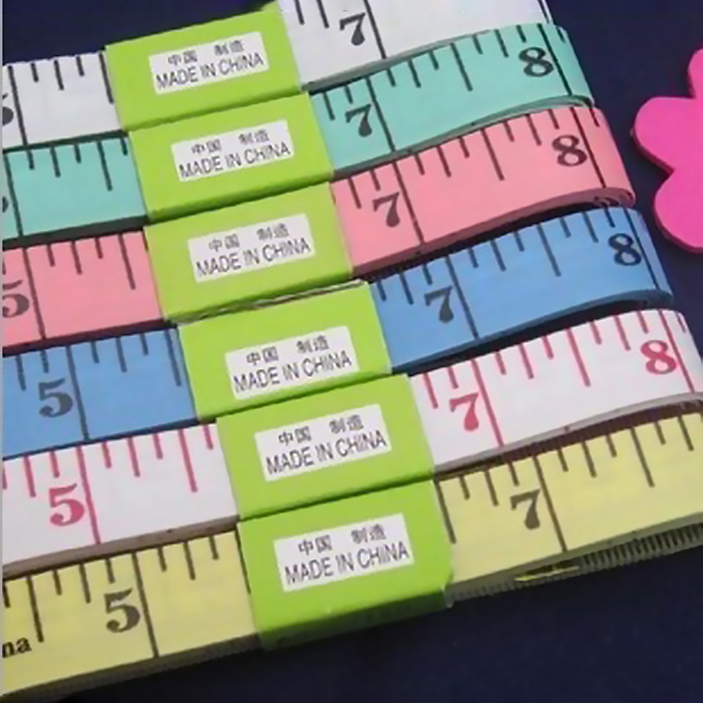 3pcs 1.5M Sewing Ruler Meter Sewing Measuring Tape Body Measuring Ruler Sewing Tailor Tape Measure Soft Random Color