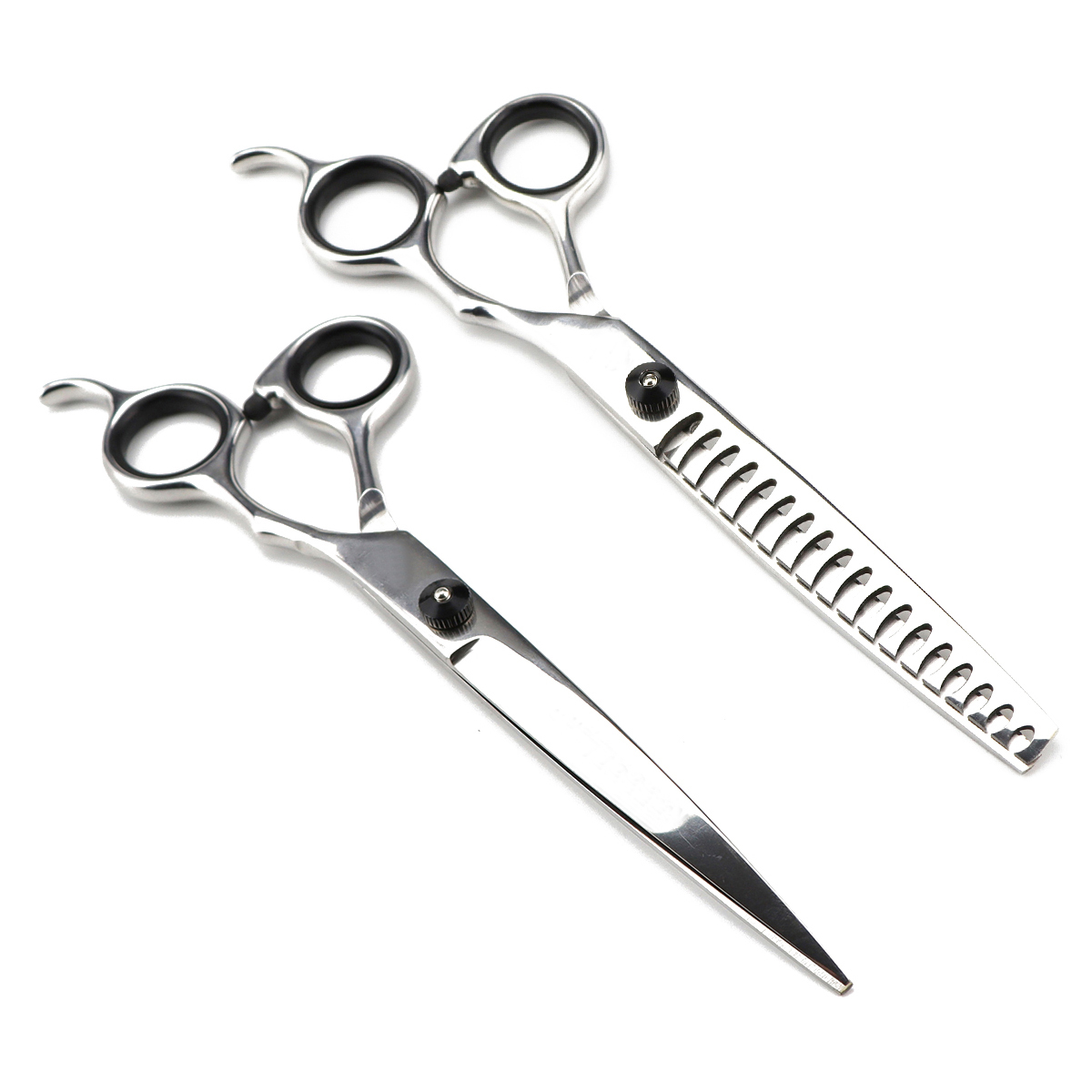Dog Grooming Scissors Japan Stainless Thinning Shears Down Curved Scissors Pet Scissors Curve Shears Chunker Shears: plum