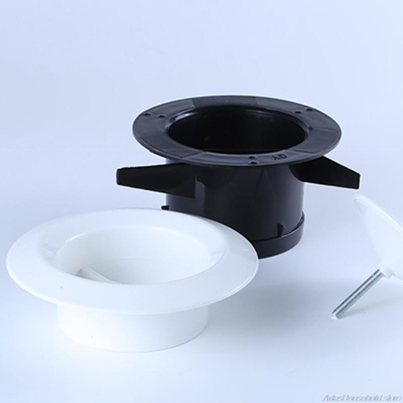 Adjustable Round Air Vent ABS Exhaust Louver Grille Air Ventilation Cover Compatible w/ Bathroom Office Kitchen 3/5 Inch