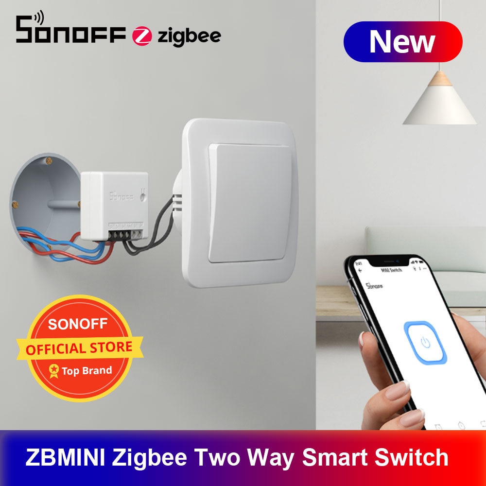 Sonoff Zb Mini Zigbee 3.0 Diy Smart Switch Twee Manier Schakelaar App Afstandsbediening Werkt Met Smartthing/Tint Hub/Sonoff Zb Brug