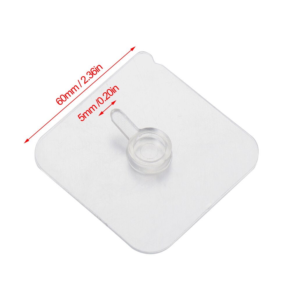 10Pcs Seamless Strong Self Adhesive Hook Holder Wall Hanger Hanging kits For Photo Frame Painting Picture Poster Clock No Drill