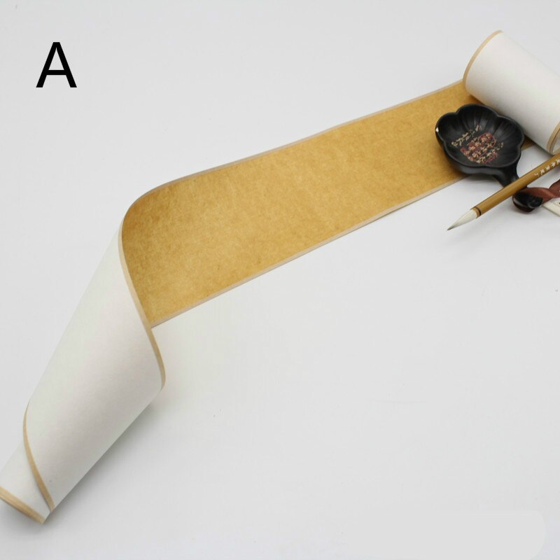 10cm*2m Exquisite Hand-made Chinese Painting Paper Scroll Rice Paper Creation of Works Chinese Xuan Paper Chinese Drawing Paper: A