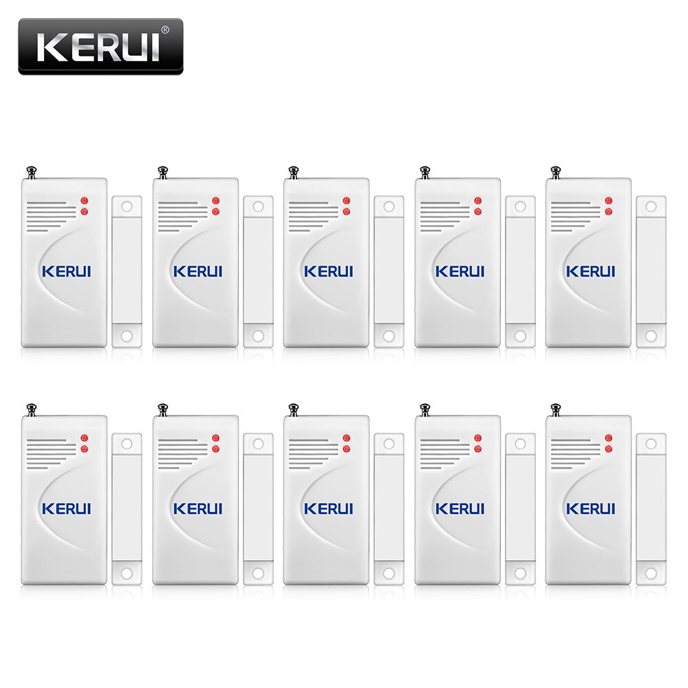 KERUI Wireless Magnetic Door Sensor Detector 433MHz Home Security Window Sensor Work With KERUI K52 W18 G18 W20 Alarm System