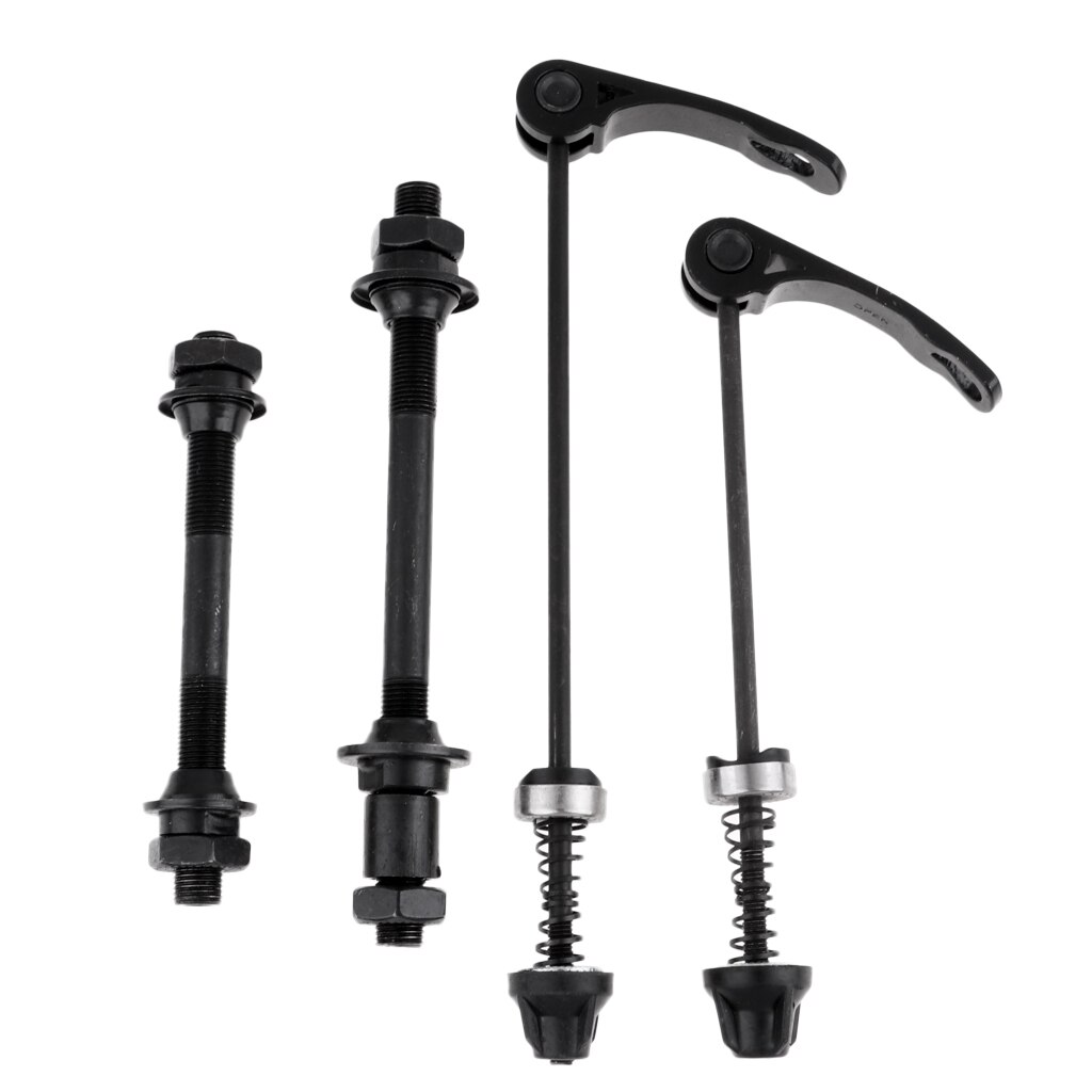 4 Pcs Ultralight Portable Bike Quick Release Skewer Set Front Rear Wheel Hub Axle Hollow Shaft MTB Road Bike Bicycle Parts