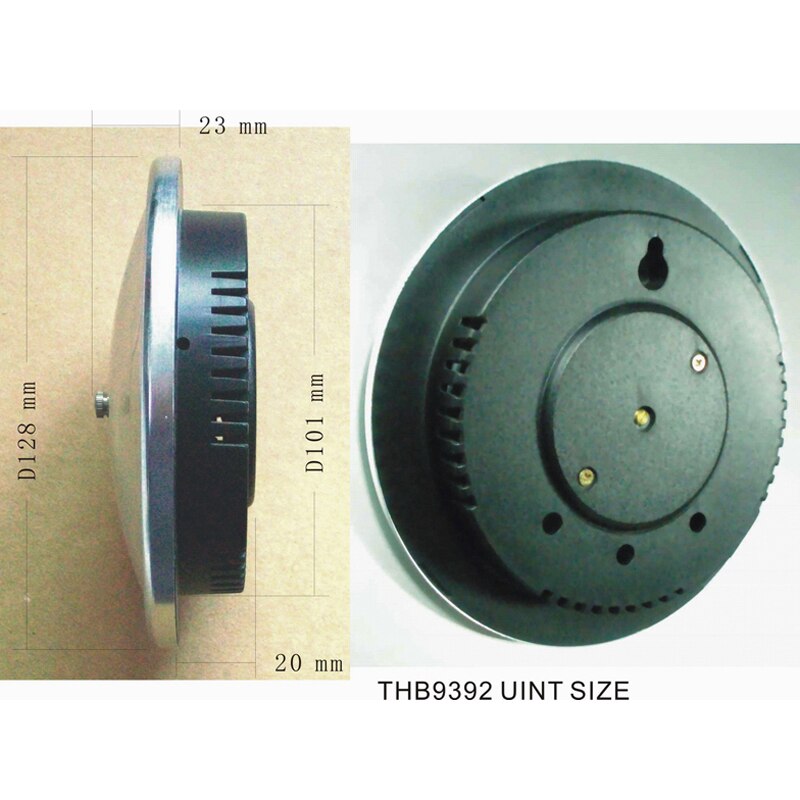 128mm 950 h1070 hpa montado na parede do agregado familiar termômetro higrômetro ar tempo tester instrumento barômetros