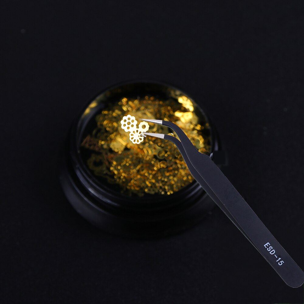 1 stücke Schwarz Edelstahl Wimpern Pinzette Antistatische Aufkleber Clip Für Falsche Wimpern Verlängerung Strass Pflücker JIESD10-15