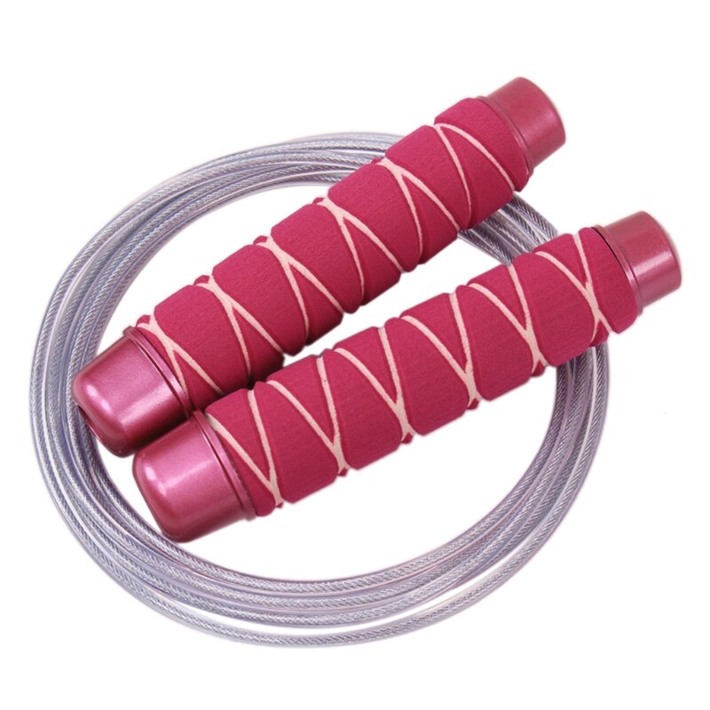 Springtouw met kogellagers Rapid Speed Jump Rope Kabel en 6 inch Memory