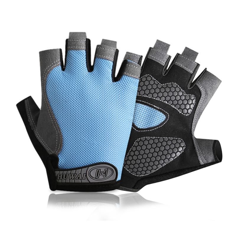 Weightlifti luvas de ginásio treinamento fitness sem dedos das mulheres dos homens musculação exercício luvas esportivas ciclismo anti deslizamento respirável: Verde claro / XL