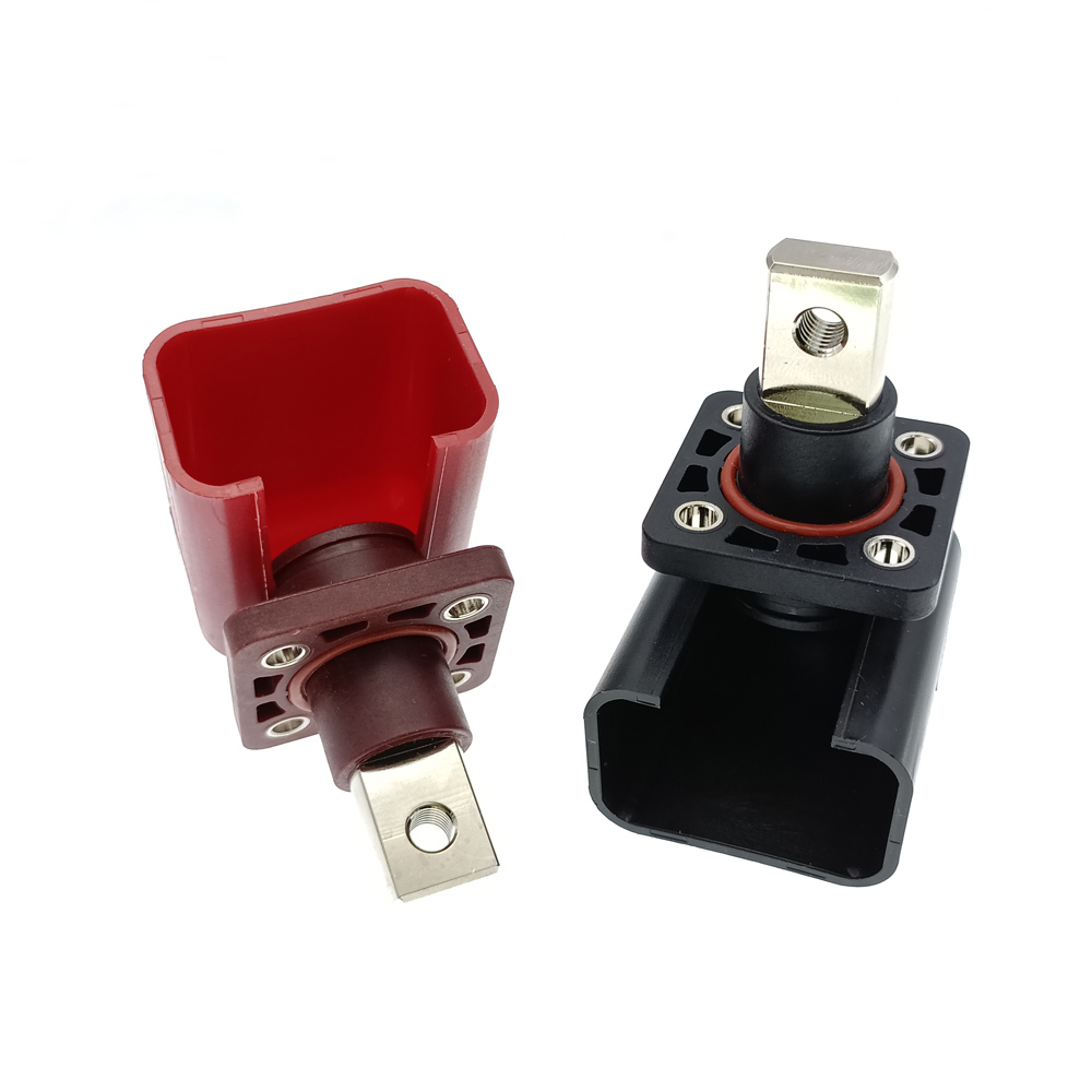 200a Koperen Lithium Batterij Terminal Connector Energie-Opslag Terminal Batterij Connector Adapter Vierkante Energie-Opslag Connector