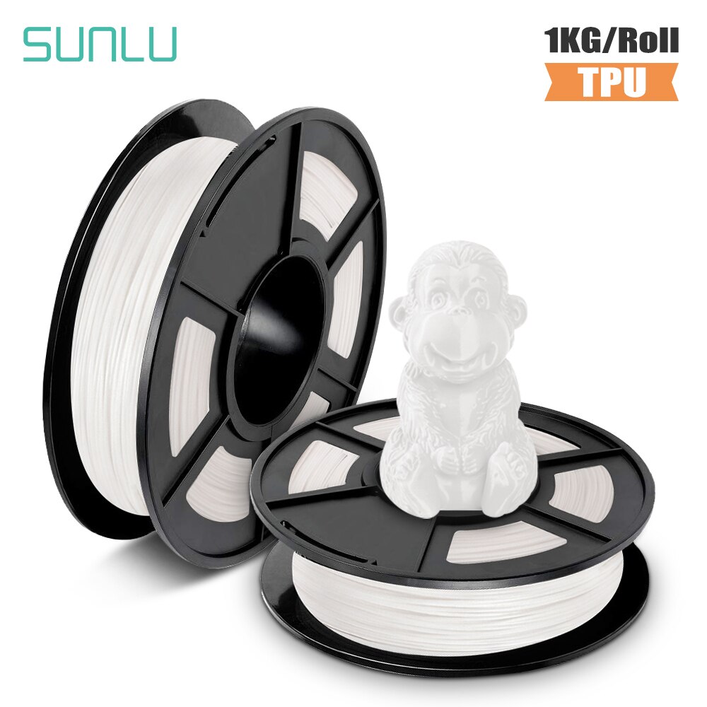 NEUE SUNLU 1,75mm 0,5 KG flexibel TPU 3D Drucker Filamente Spport Winter Modell Druck dimensional Genauigkeit +/-0,02mm