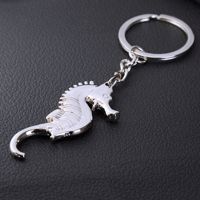Draagbare Sleutelhanger Bier Flesopener Multifunctionele Zinklegering Seahorse Style Opener Bar Keuken Voor Xmas
