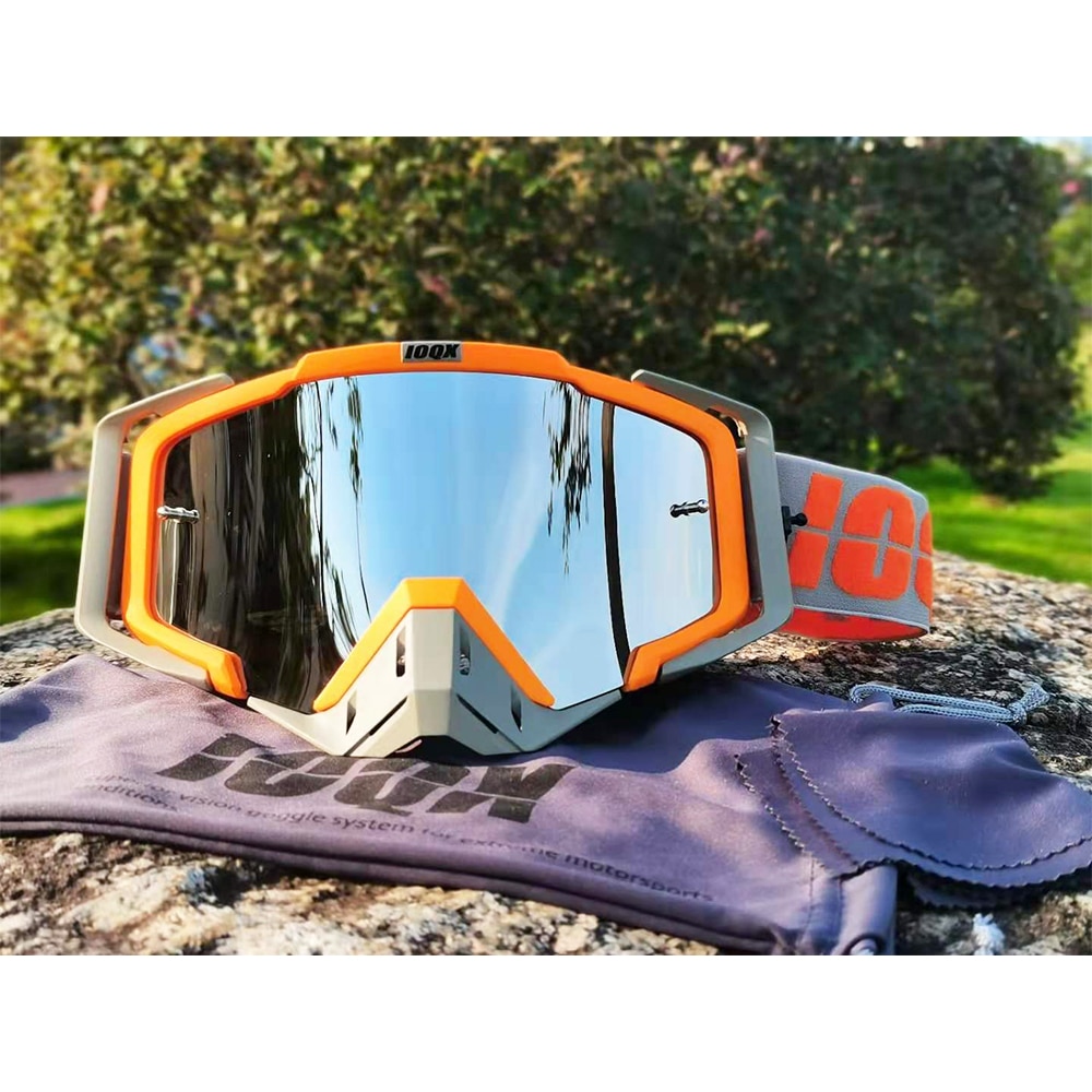 Ioqx Crossmotor Goggles Uv-bescherming Motocross Bril Atv Off Road Skiën Fietsen Lens Sunglass Outdoor Sport Helm Maskers